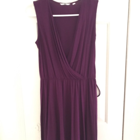 uniqlo purple dress UNIQLO U Cotton Long Sleeve Shirt Dress in Light Purple Lavender Size Large  L